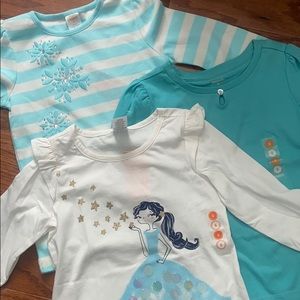 Set of 3 NWT Gymboree Girls Shirts